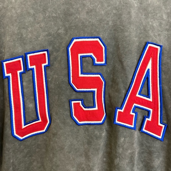 Lelis USA Mineral Wash Crewneck Sweatshirt Sz Medium - Picture 3 of 10